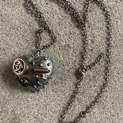 Steampunk Heart Necklace
