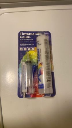 Tintable Caulk Exact Color Custom Colored Caulk - DIY Kit