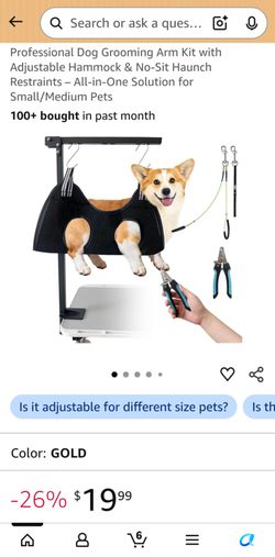 Dog Grooming Arm Kit