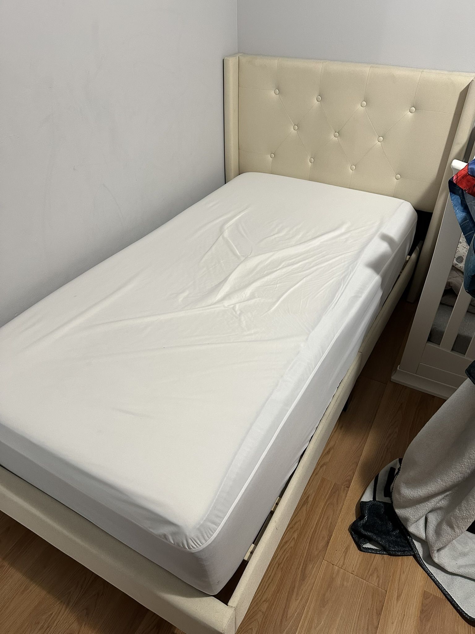 Twin Bed Frame With Mattress Includes 