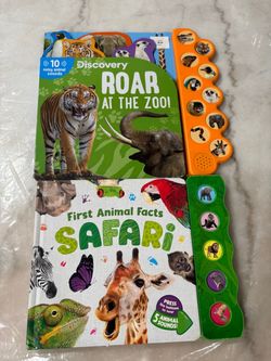 Discovery Roar at the Zoo and First Animal Facts Safari Sound Books