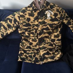 A Bathing Ape Camouflage Windbreaker jacket 