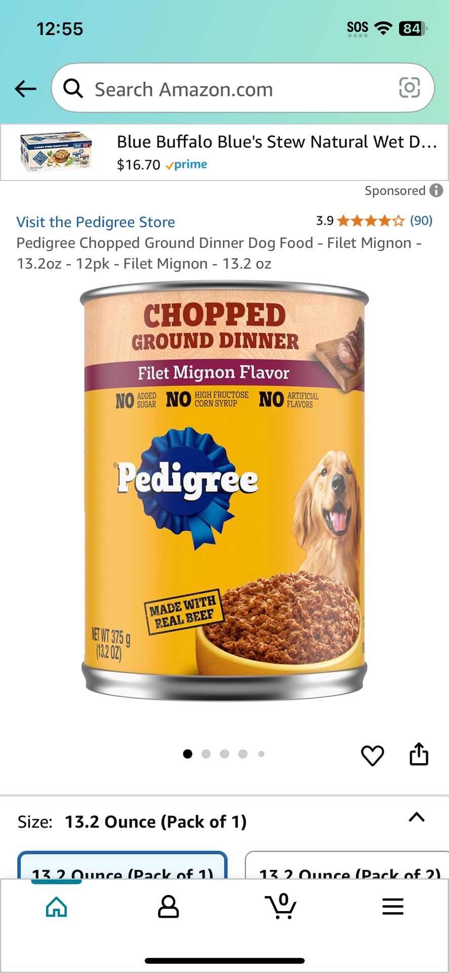 Pedigree Chopped