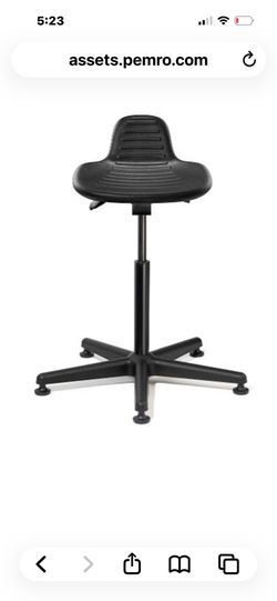Bevco 3505 Sit/Stand Stool. Black, 32 “ H