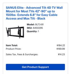 SANUS advanced tilt mount