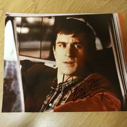 Robert De Niro Autographed Photo "TAXI DRIVER"