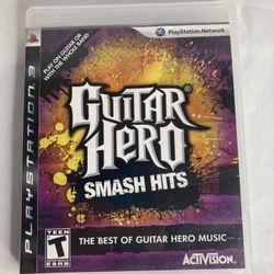PS3 Guitar Hero Smash Hits CIB