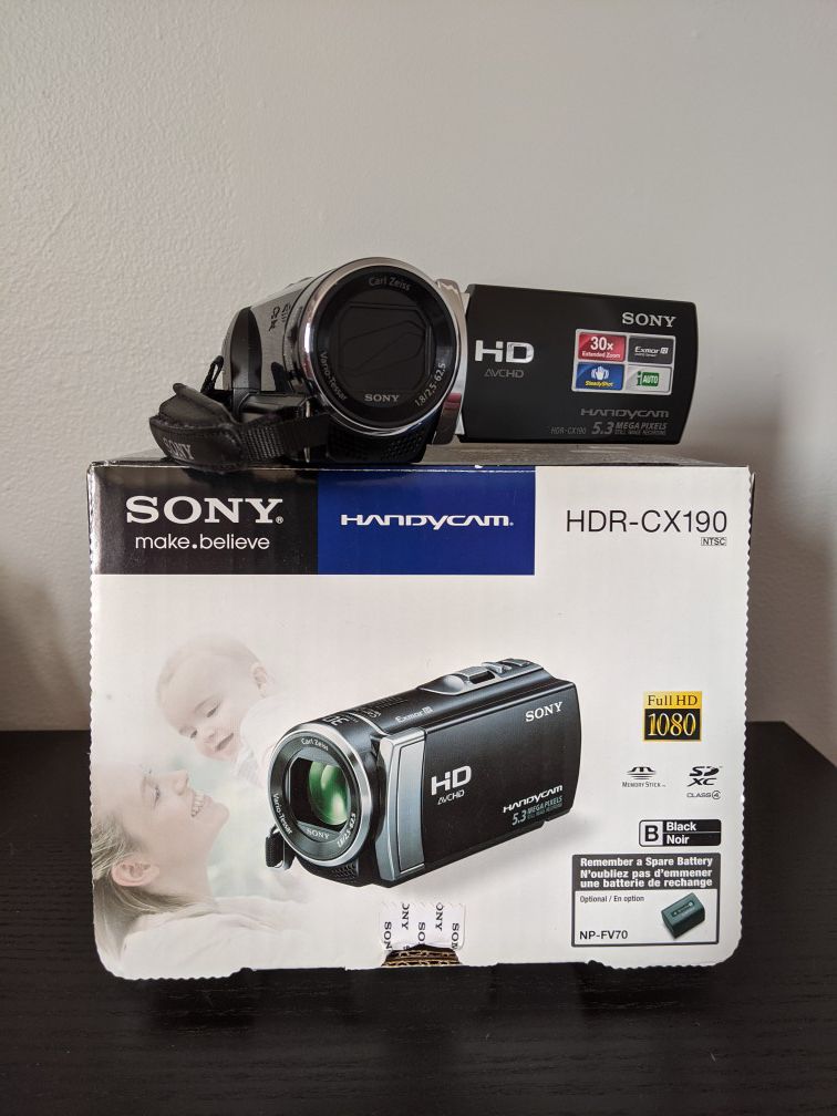 Sony HDR-CX190 High Definition Camcorder