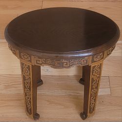 Hand carved  table