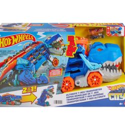 Hot Wheels City Ultimate T Rex Transporter 