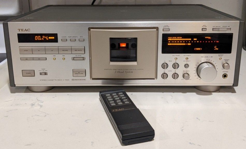 High Quality Teac 3-Head Stereo Cassette Tape Deck