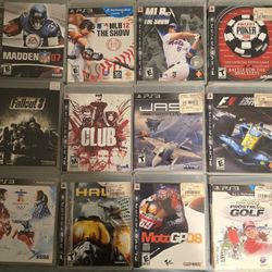 Ps3 Game Lot With System As Is