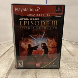 Star Wars Episode 3: Revenge of the Sith - CIB PS2 Sony PlayStation 2