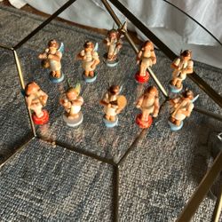 Angel Orchestra From Germany, Hand Painted 