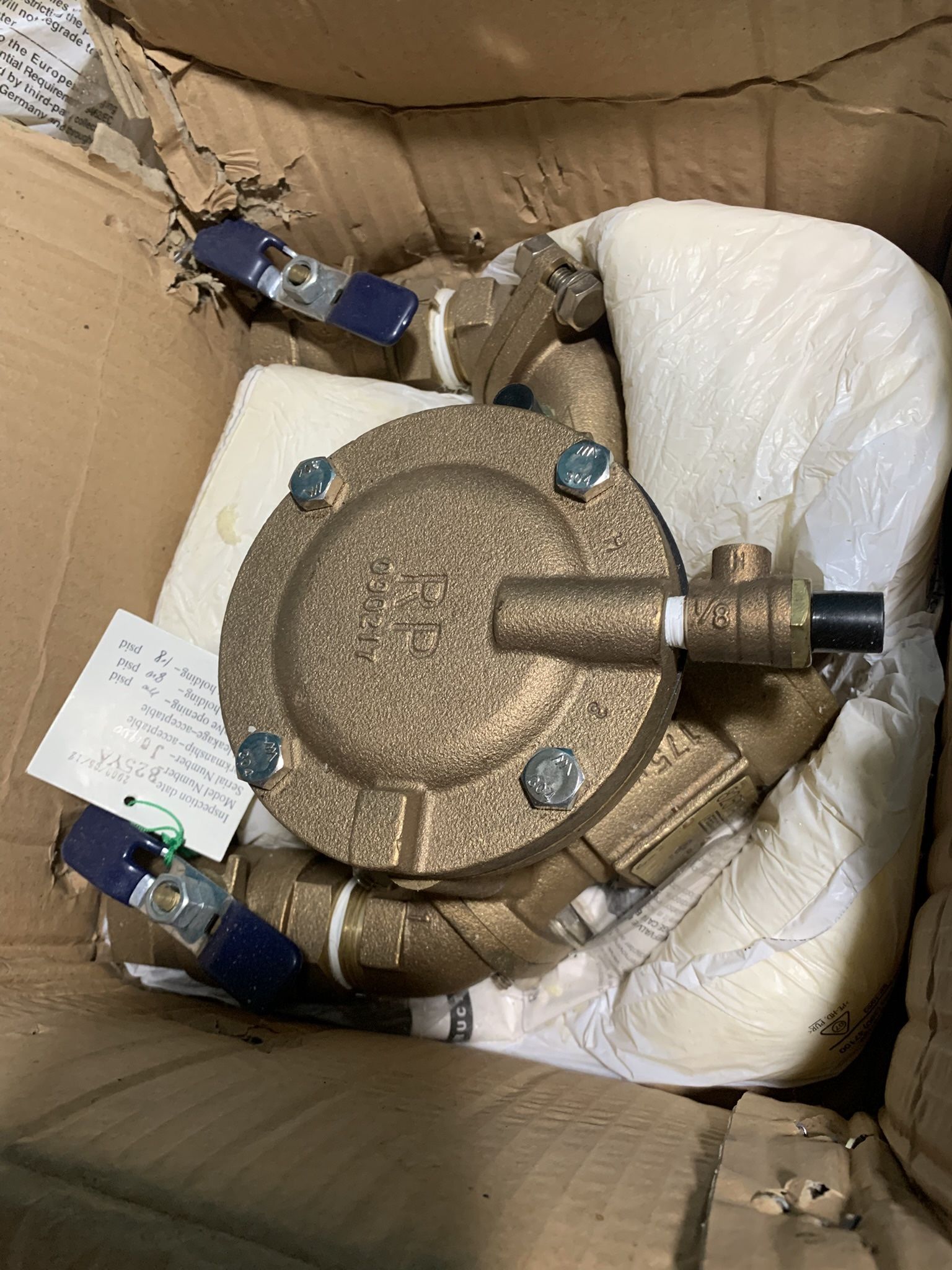 Febco 825YA 1” RPZ Backflow Preventer