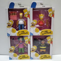 The Simpsons Figures. Homer Krusty Lisa Bumblebee Man