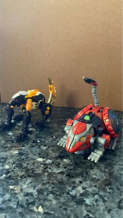 Vintage “Beast Wars” Transformers action figures