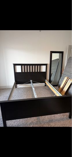 IKEA black Bed frame