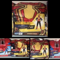 NEW Child’s Spiderman Marvel Costumes with Mask Size S, M, L $10 each