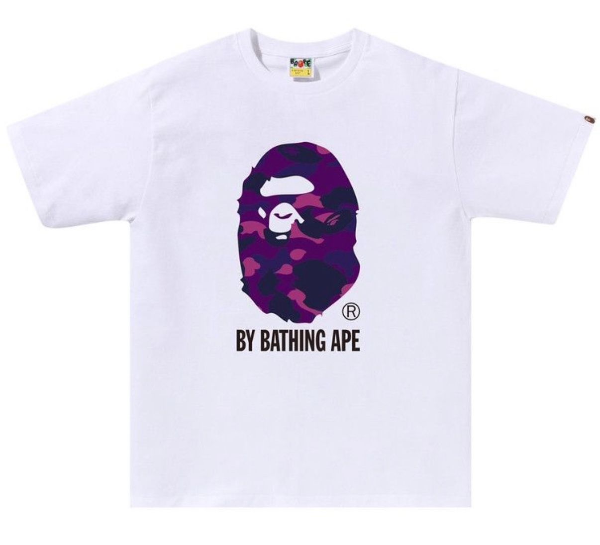 Brand New A Bathing Ape Purple Camo T-Shirt