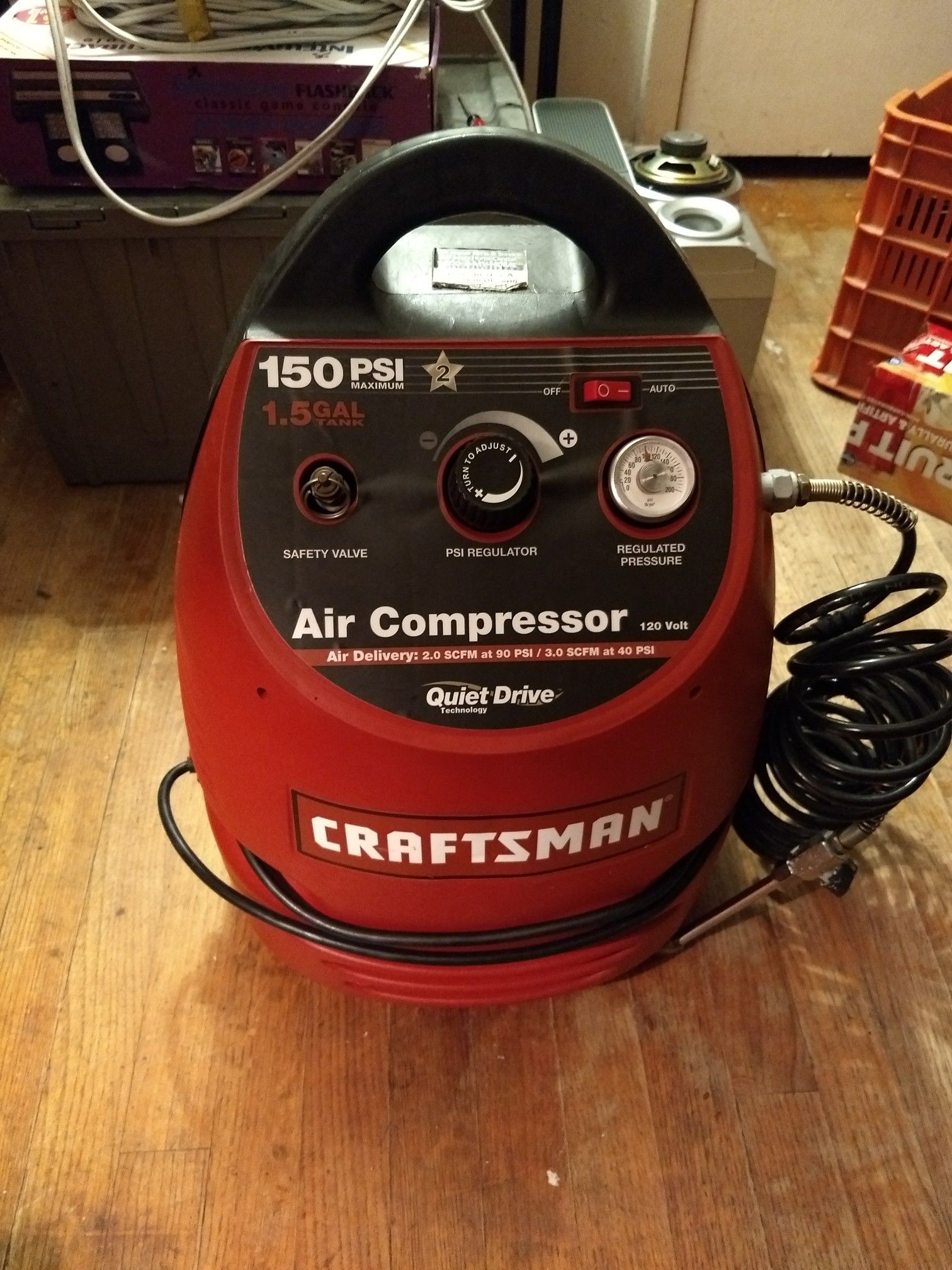 Craftsman quiet on sale drive air compressor