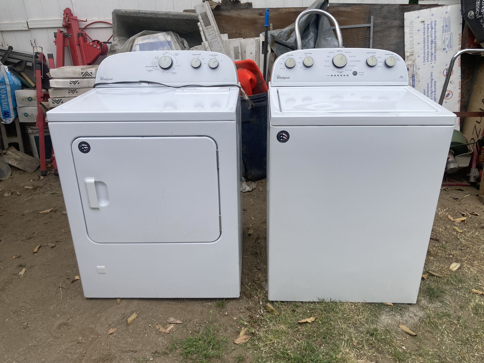 Whirlpool Washer And Dryer