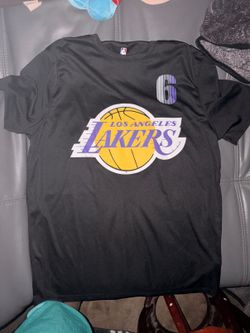 Los Angeles Lakers LeBron James #6 performance tee