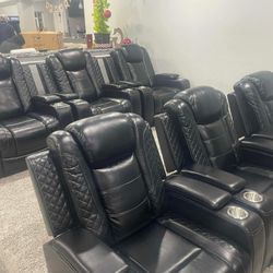 Power Reclining Theater Chairs