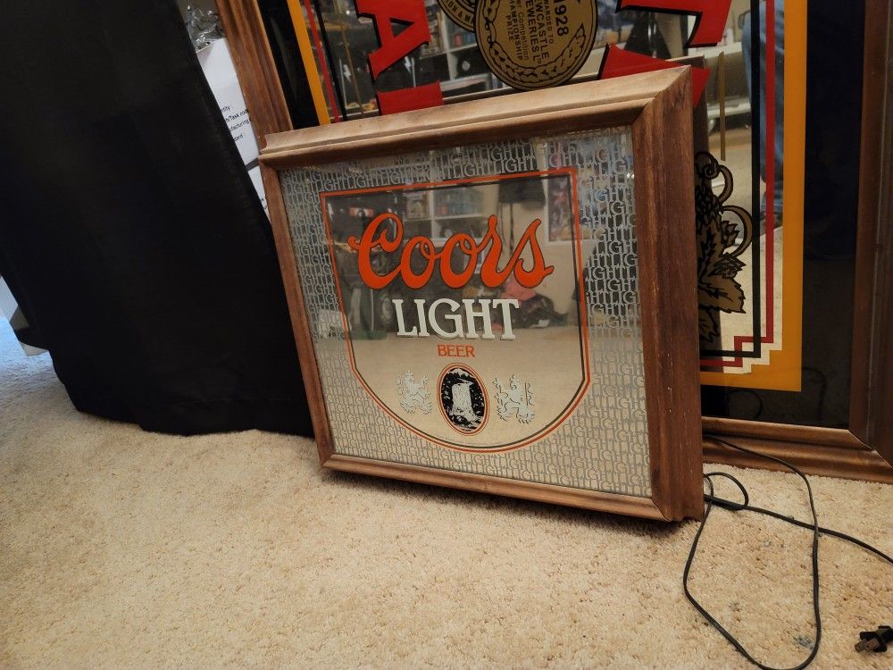 Vintage Coors Light (Mirror Light )