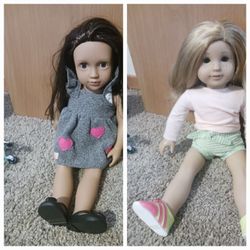 American Girl Dolls Set
