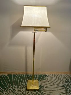 Frederick cooper brass floor lamp