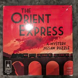 BePuzzled The Orient Express Mystery Puzzle 1,000 Pieces 23"x 29" Free Ship