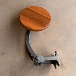 Wall mount store bar stool