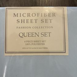 Microfiber Queen Sheet Set