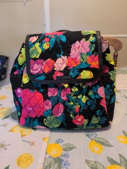 Vera Bradley backpack w accessories