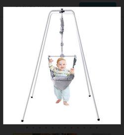VEVOR Baby Jumper Bouncer, Height-Adjustable Baby Jumpers with Stand, Quick-Folding Toddler Infant