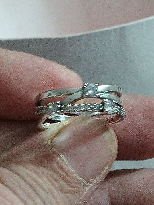 Pandora Authentic Brand New Sterling Silver Beautiful Triple Band Ring Size 7
