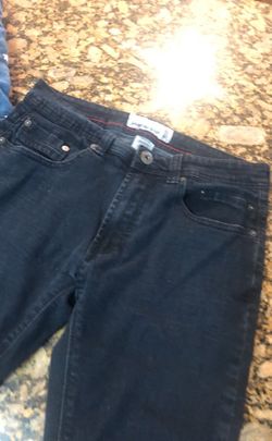 Boys black denim jeans good condition size 30