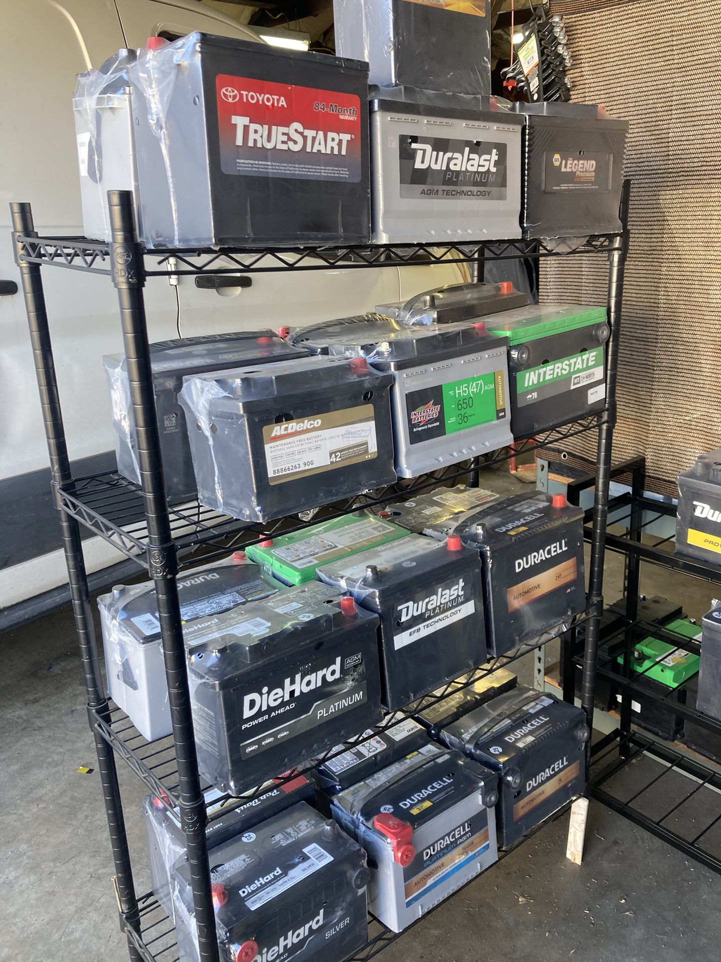 Car batteries
