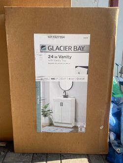 Glacier Bay Penlee 25 in. Vanity with Top
