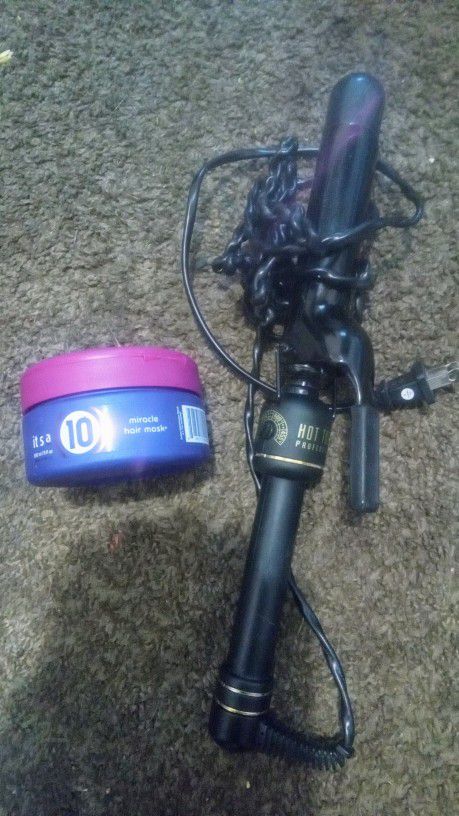 It's A 10 Hair Mask and Hot Tools Curling Iron