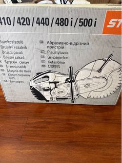 STIHL TS 420 Cutquik 14 in. Cordless Gas Cut-Off Concrete Saw