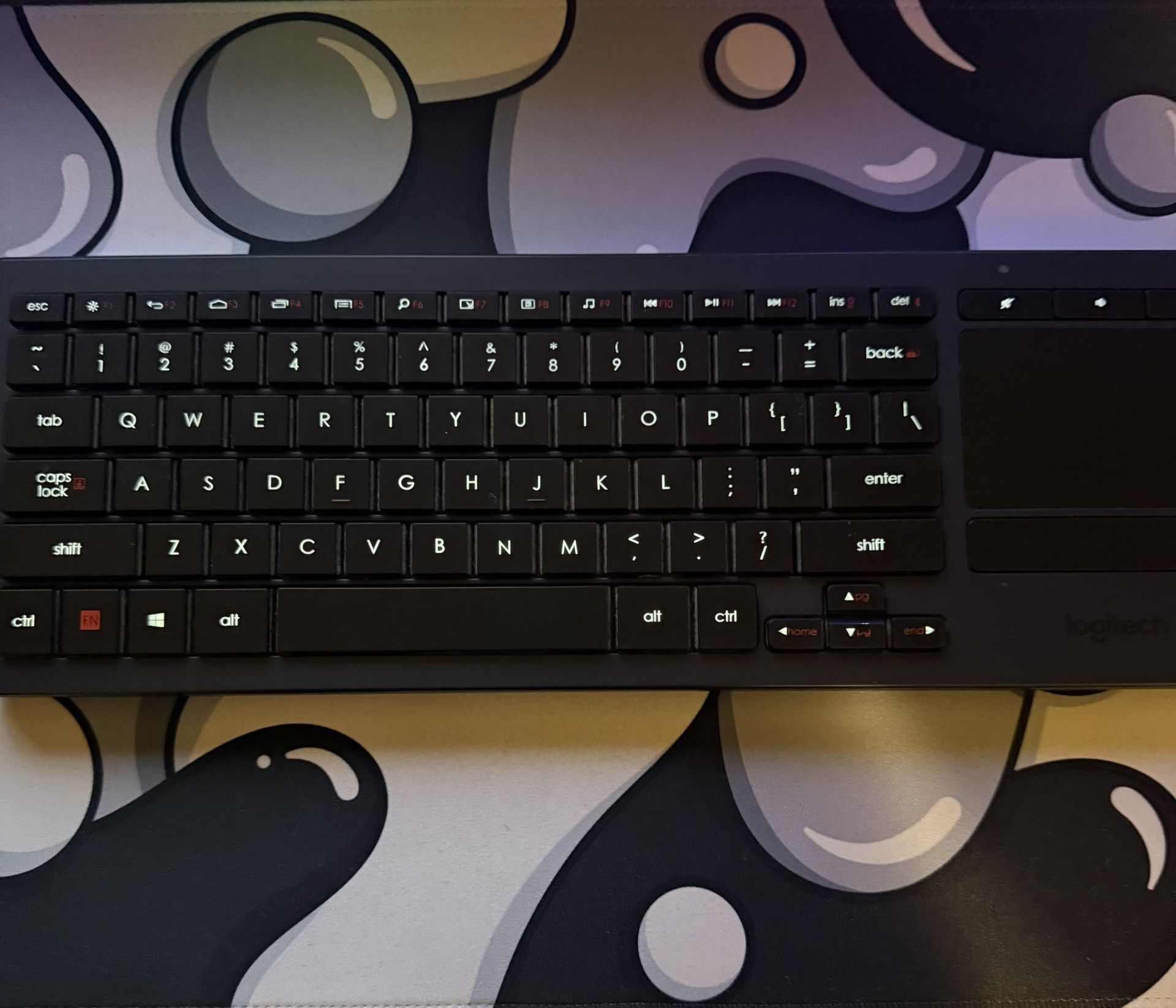 Logitech K830 wireless keyboard
