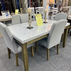 5 Pc Dinning Table $999