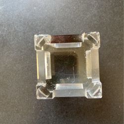 Mid Century Glass Paperweight