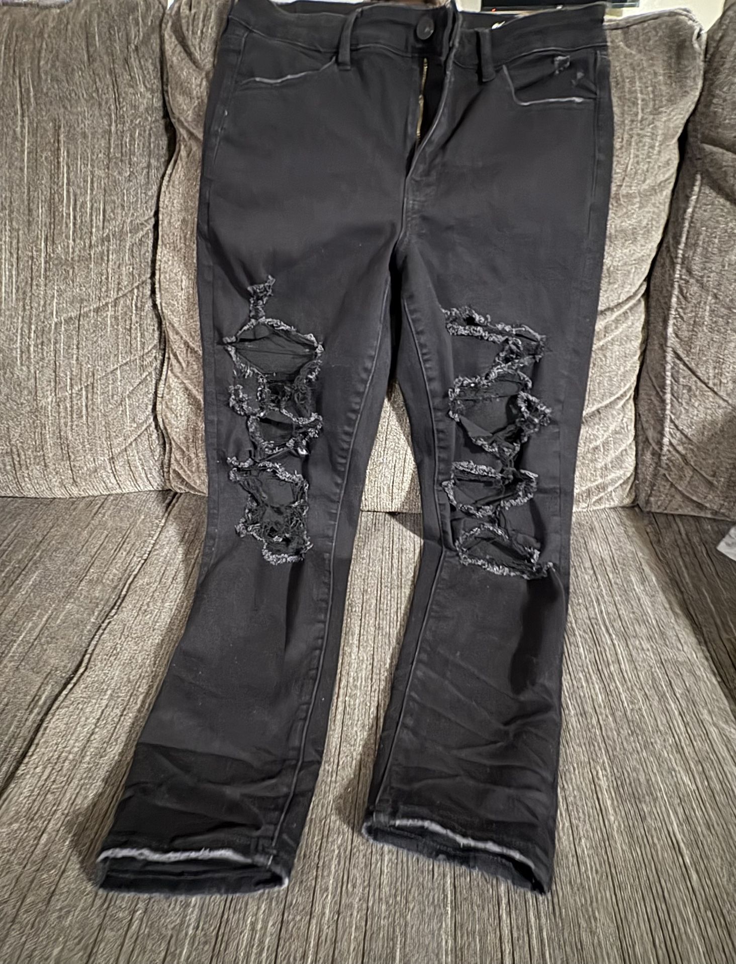 Straight American Eagle Jeans, Black