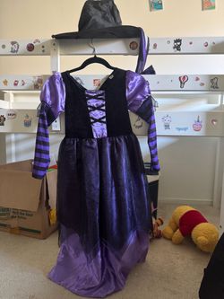 Girls Witch Halloween Costume with Hat