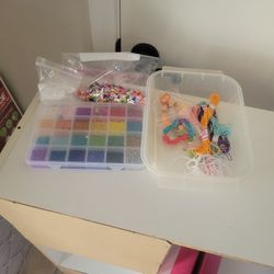 Assorted Beads And String