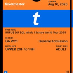 Rufus Du Sol Tickets 