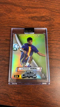 Lamine Yamal 2025 Wild Card Wild Chrome Rookie
